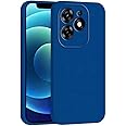 Case for Infinix Hot 40 Pro Soft Silicone TPU Case, Lightweight Protective Cover Smooth Finish Camera Protective Shock Absorbant Stylish Case for Men Women Compatible with Infinix Hot 40 Pro (Blue)