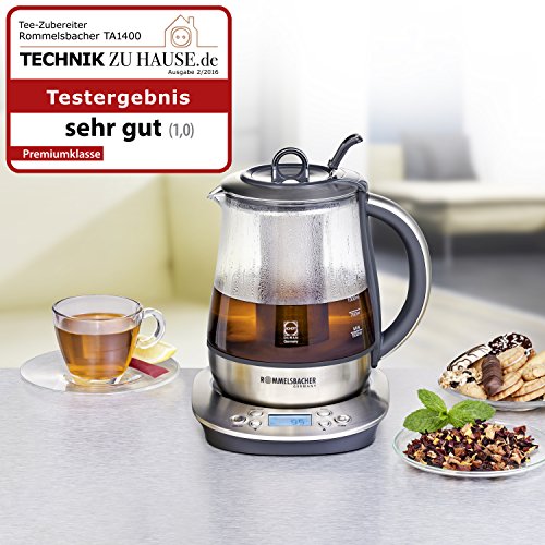 Rommelsbacher TA 1400 Tee-/Wasserkocher, 1.2 L, 1400 W, edelstahl / glas - 2