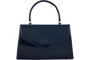 fi9® BNWT Retro Tote Patent Leather Bridal Wedding Evening Handbag Party Purse Clutch Shoulder Hand Bag