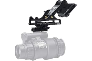 WLXW Support De Vision Nocturne pour Kit De Montage Rabattable Pvs-18, Lunettes De Vision Nocturne (Nvg) Support Rhino, Support De Fixation De Casque Tactique Entièrement en Métal s'adapte