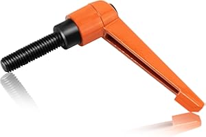 HAIMAYEE Mango de Palanca de Sujeción Ajustable,M10 Tuerca Palanca de Bloqueo,Mangos de Máquina,Mango de Rosca Externa 32mm