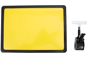 ULTECHNOVO A4 Preisschildtafel Mit Clip Doppelseitige Werbetafel Für Supermarkt Und Einzelhandel Zum Präsentieren Von Angeboten Und Produkten