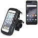 Produktbild Für Gigaset ME Fahrrad Halterung Handy Halterung Lenkstange Fahrrad Halter Motorrad Bike mount Smartphone Halter für Gigaset ME Wasserabweisend, regensicher, spritzwasserdicht - K-S-Trade(TM)
