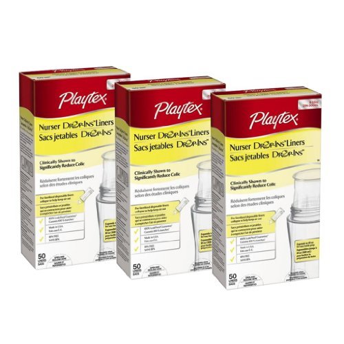 Playtex 8 Ounce Drop-Ins Nurser Bottle Liners, 150 Count
