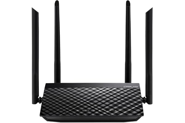 ASUS RT-AC1200 V2 - Routeur Wi-FI AC1200 avec Double Bande de fréquence, Quatre antennes et contrôles parentaux