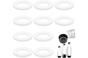 DEVANTIA Uszczelka O-Ring Do Butelek PET Kompatybilna Z Sodastream D57 - Zamiennik Dla Uszczelki Pokrywy, Optymalizujący Wydajność Twojego Sprzętu Do Gazowania Wody(10 sztuk)