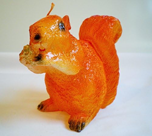 Ornamental Red Squirrel Candle / Animal Candle