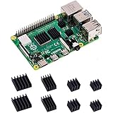 GeeekPi Dissipateurs de Chaleur pour Raspberry Pi 4 Modèle B,Raspberry Pi Dissipateurs de Chaleur en Aluminium avec Ruban Adh