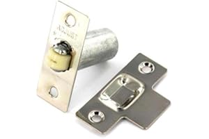 Securit Adjustable Roller Ball Door Catch - Nickel Plated