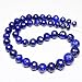 Produktbild Rare blau Lapis Lazuli Facettiert Rund Ball Edelstein Lose Perlen Strang 22,9 cm 9 mm 14 mm
