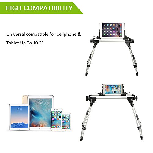 Tablet Halterung Ständer , ieGeek iPad Ständer Handyhalter Desktop-Ständer Halter Sofa Bett Tablet Ständer Flexibel Winkel verstellbar für iPhone 7/6/6S Plus, iPad Mini iPad 2/3/4, iPad 5/iPad Air, Samsung Galaxy Tab S2/Tab A/Tab Pro/Tab 3, Google Nexus, Kindle, 1.2-10.2″ Smartphones & Tablet - 3