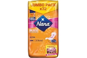 NANA VALUE PACK Nana Serviettes Hygiéniques Ultra Normal Jumbo Pack x32 (lot de 4)