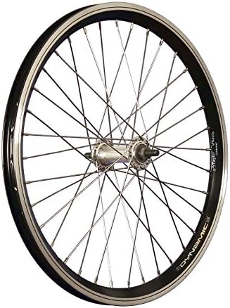 Taylor-Wheels 20inch bike front wheel Dynamic4 406-19 thru axle black/silver