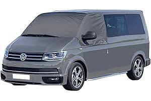 UK WHOLESALE LOWERING THE COST TO YOU UK Wholesale UKW032DARKGREY Luxury Front Windscreen Wrap Cover Dark Grey - To Fit VW T6/T6.1 Models