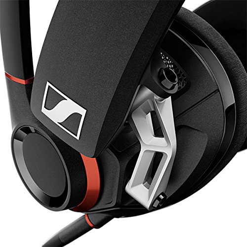 Sennheiser GSP 500 - Microauricular circumaural para Juegos  Color Negro y Rojo