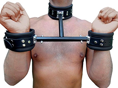 Preisvergleich Produktbild Hals Hand Pranger Metall pulverbeschichtet