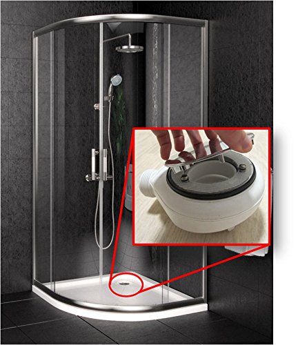 Haarsieb Haarfänger 10er moderne Dusche Filter für großes Abflussventil (z.B. VIEGA, AlcaPLAST) - 2