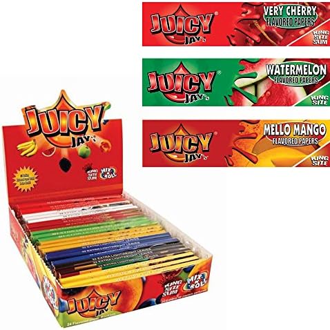 Juicy Jays Pick N Mix King Size Rolling Papers - Full Box of Pick N Mix Papers - Juicy Jays Best Flavours