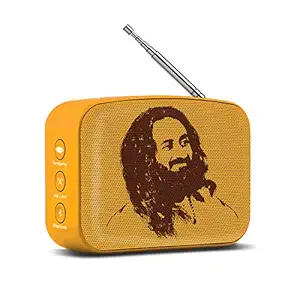 Saregama Carvaan Mini The Art of Living - Music Player with Bluetooth/FM/AM/AUX (Saffron Orange)