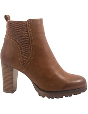 Elara Ankle Boots | Trendige Damen Stiefeletten | Blockabsatz Plateau | Chunkyrayan