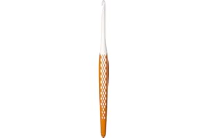 Prym 218487 Woll-Häkelnadel Ergonomics, 16 cm, 5,00 mm, goldgelb