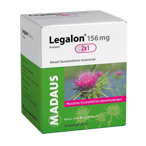 Preisvergleich Produktbild LEGALON 156 mg Hartkapseln 60 St Hartkapseln
