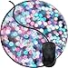 Produktbild Mauspad Tiffany Snow, Runde Gaming Mauspad Matte Reibungslos Weich Rutschfester Gummi Basis für PC Laptop 1U56