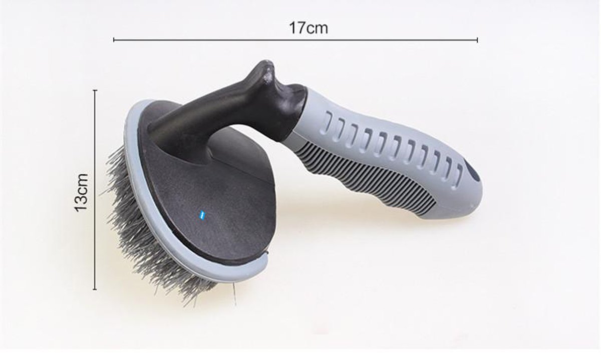 NIKAVI Rubber Car Wheel Tire Hard Brush Hub Clean Wash Useful Brush Car Truck Motorcycle Bike Washing Cleaning Tool - Image 3
