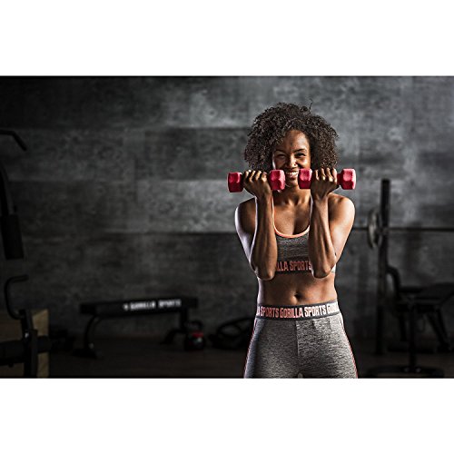Gorilla Sports Gymnastikhantel Aerobic Hantel Set Neopren 1 – 10kg - 7
