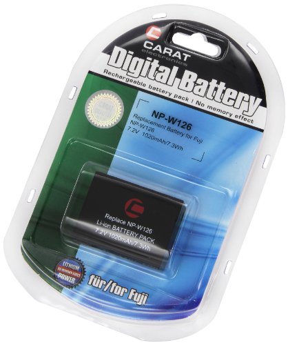 Carat Li-365 camera/camcorder battery Ión de litio 1020 mAh - Camera/Camcorder Batteries (Ión de litio, 1020 mAh, Cámara, Fujifilm, Fuji NP-W126, 7,2 V)