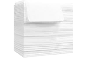 Collect Light Pack of 100 Disposable Bed Sheets Made of Non-Woven Fabric, Disposable Massage Table Bed Sheet, 80 x 180 cm, Disposable Massage Sheets for Beauty Salon, SPA, Hospital Beds (White)