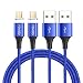 Produktbild Magnetisches Micro USB Kabel, RAVIAD [2Stück,1m] Nylon Magnetic Ladekabel und Datenkabel Magnet Schnellladekabel für Android Samsung Galaxy J5 J3 J7 S7 S6, Redmi Note 5, Huawei, HTC,Sony,LG,Kindle