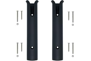 ‎HIUMI Wall Mounted Fishing Rod Holders Tubes Links Fishing Rod Holder Rack Rests