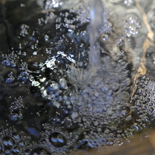 Holz Design Springbrunnen DSB1 für Balkon Terrasse Garten Gartenspringbrunnen - 4