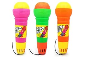 HSHDUTI Echo Microphone Battery-Free Voice Amplifying Microphone Toy for Kids,Wireless Microphone Mic Karaoke Singing Music Toy for Boys Girls Christmas Birthday Gifts Party Favors Christmas Stocking Fillers