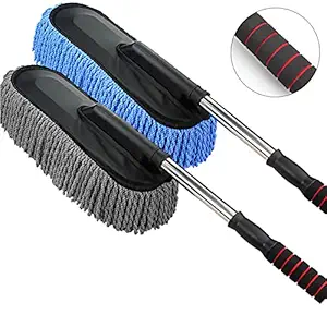 ZOSOE Removable Telescopic Car Wax Drag Nano Fiber Car Wash Brush Car Dusting Tool