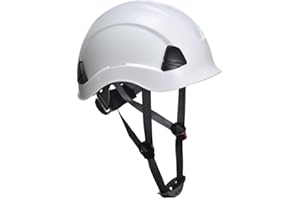 Portwest PS53 Casco de Seguridad Ligero para Trabajos en Altura Naranja