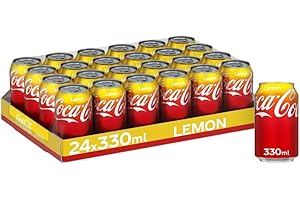 WOWBOXME Coca Cola Coke Lemon Cans 330ml (48 Cans x 330ml)