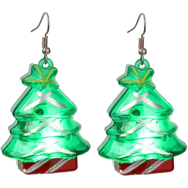 NEWEI Santa Claus Earrings - Acrylic Drop Dangle Christmas Earrings For Women - View #8