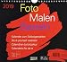 Produktbild Foto-Malen-Basteln Bastelkalender quer schwarz 2019: Fotokalender zum Selbstgestalten. Do-it-yourself Kalender mit festem Fotokarton. Format: 24 x 21,5 cm