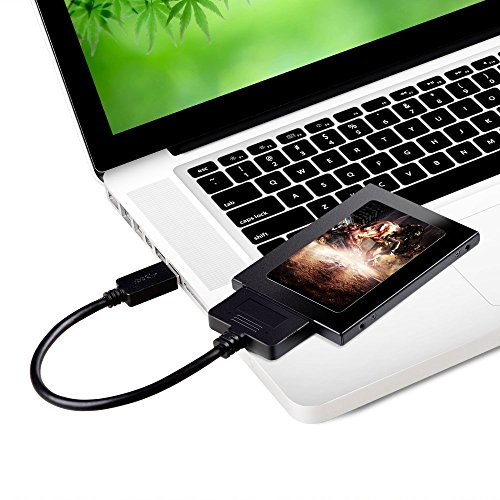 V.TOP USB 3.1 zu SATA III Adapter Kabel mit UASP – USB 3.1 auf SATA für 2,5″ SSD, Adapter für SATA III Festplatte - 3