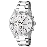 Seiko Herren-Armbanduhr XL Analog Quarz Edelstahl SNDB07P1