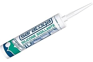 SARATOGA SILICONE SIGILLANTE ANTIMUFFA NPBN BIANCO 280 ml
