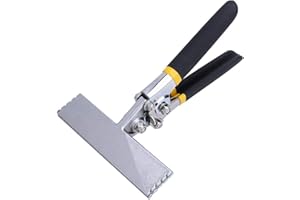 Chesoon Pince à Plier les Tôles, Sertisseuse à Main Antirouille, Robuste et à vie, 150 mm Droit, Outil en Alliage d'aluminium de 225 mm de Long