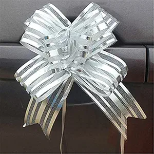 EPARTY- 10 Bow10pcs/lot Christmas Pull Bows Ribbons Christmas Tree Decorations for Home Christmas Gift Bows for Crafting