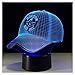 Produktbild 3D Illusion Nachtlichter, MLB Baseball Boston Red Sox Moderne LED Tisch Schreibtischlampen 7 Farben Ändern Touch-Schalter USB-Lade Beleuchtung Schlafzimmer Home Dekorative Lampe