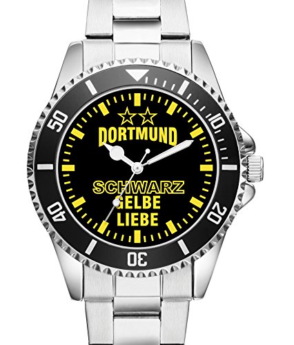 KIESENBERG UHR - Dortmund Schwarz Gelbe Liebe - 6034 KIESENBERG UHR - Dortmund Schwarz Gelbe Liebe - 6034