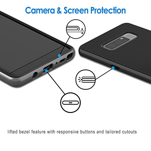 JETech Funda Galaxy Note 8  Carcasa Case para Samsung Galaxy Note8 con Protecci  n de 2 Piezas de Shock- Absorci  n y Dise  o de Fibra de Carbono  Gris  reviews JETech Funda Galaxy Note 8  Carcasa Case para Samsung Galaxy Note8 con Protecci  n de 2 Piezas de Shock- Absorci  n y Dise  o de Fibra de Carbono  Gris