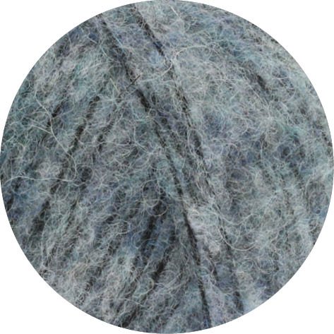 Preisvergleich Produktbild Lana Grossa Garzato Fleece 032 Hellblau / Schwarz 50g