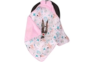 bababy sacco ovetto invernale, copri ovetto neonato universale, copertina ovetto neonato, sacco nanna ovetto 100% Cotone OEKO-TEX Made in EU/Coperta neonato avvolgente universale multiuso 80x80